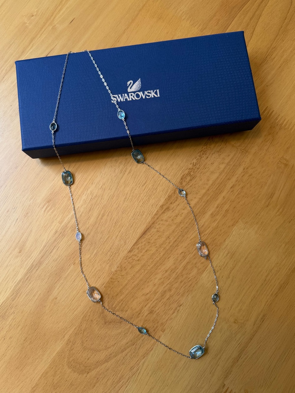 Swarovski Neva Long Crystal Necklace
